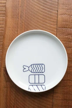 Clearance Kihara Porcelain Tokyo Icon Plate - Sushi 寿司