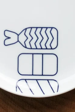 Clearance Kihara Porcelain Tokyo Icon Plate - Sushi 寿司