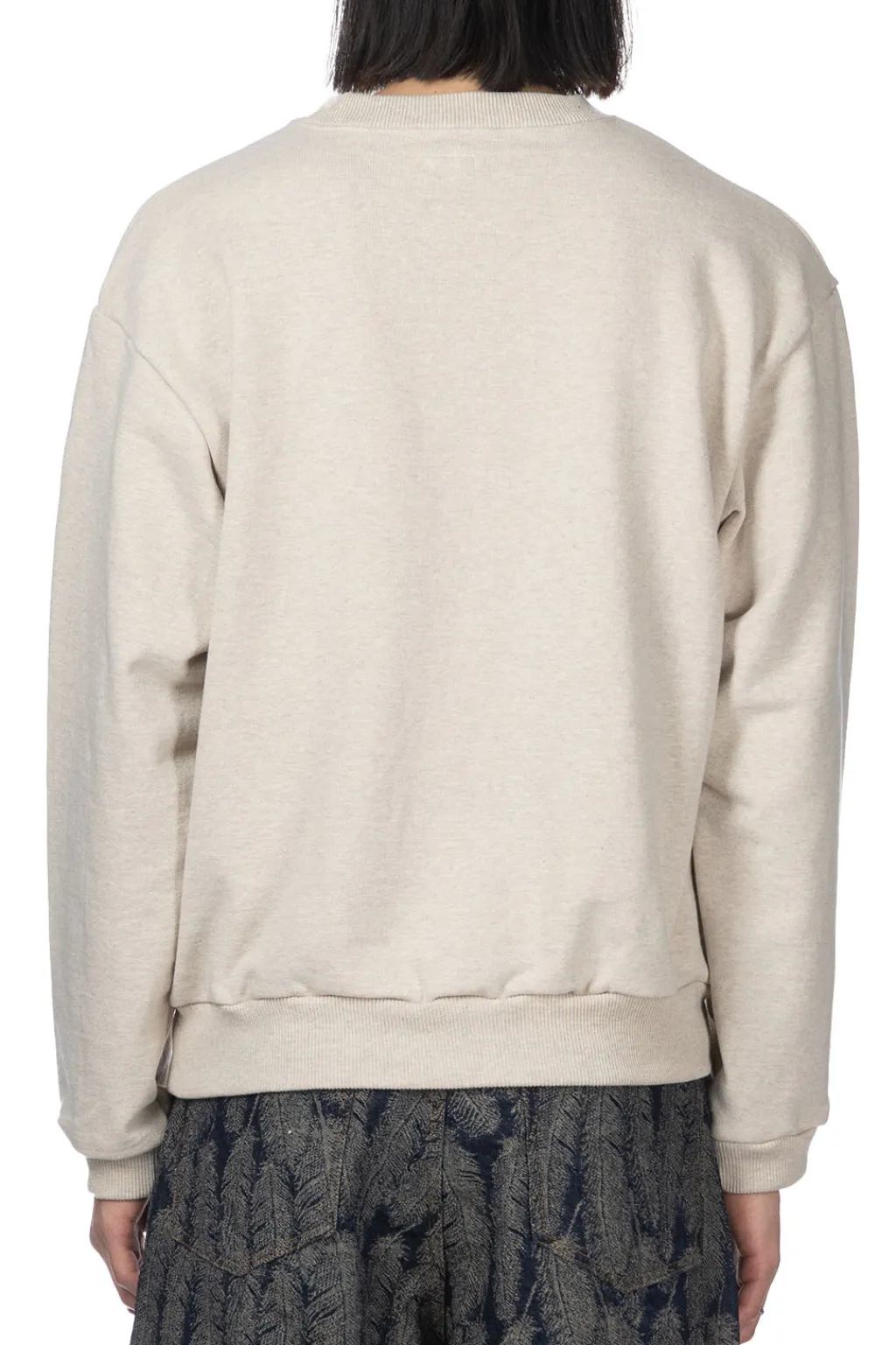 Outlet Kapital TOP SWT Knit Crew SWT (MONKEY AMIGOS) - Natural
