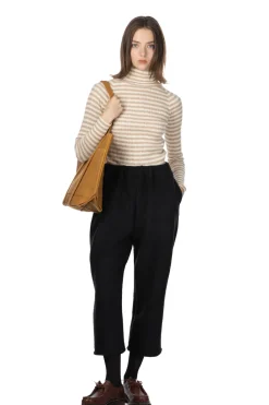 Best NARU Travel Wool Egg Pants - Black