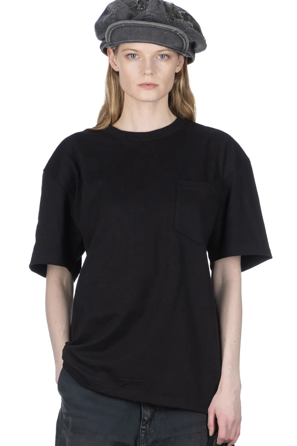 New OrSlow T-Shirt With Pocket - Black