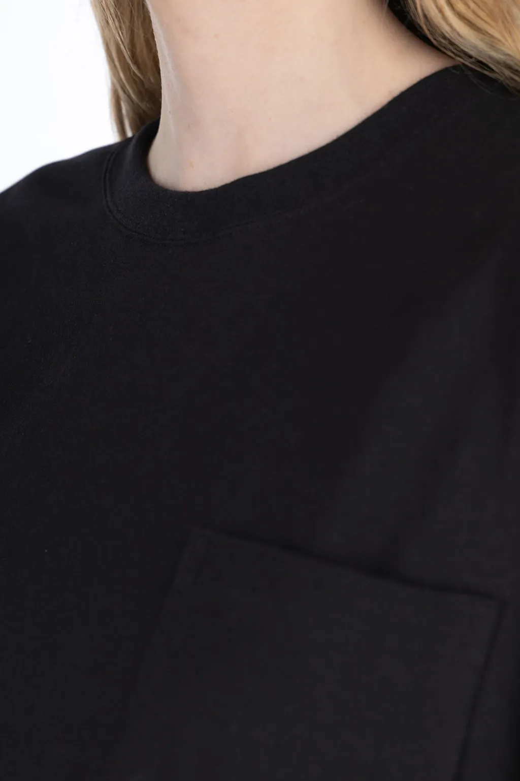 New OrSlow T-Shirt With Pocket - Black