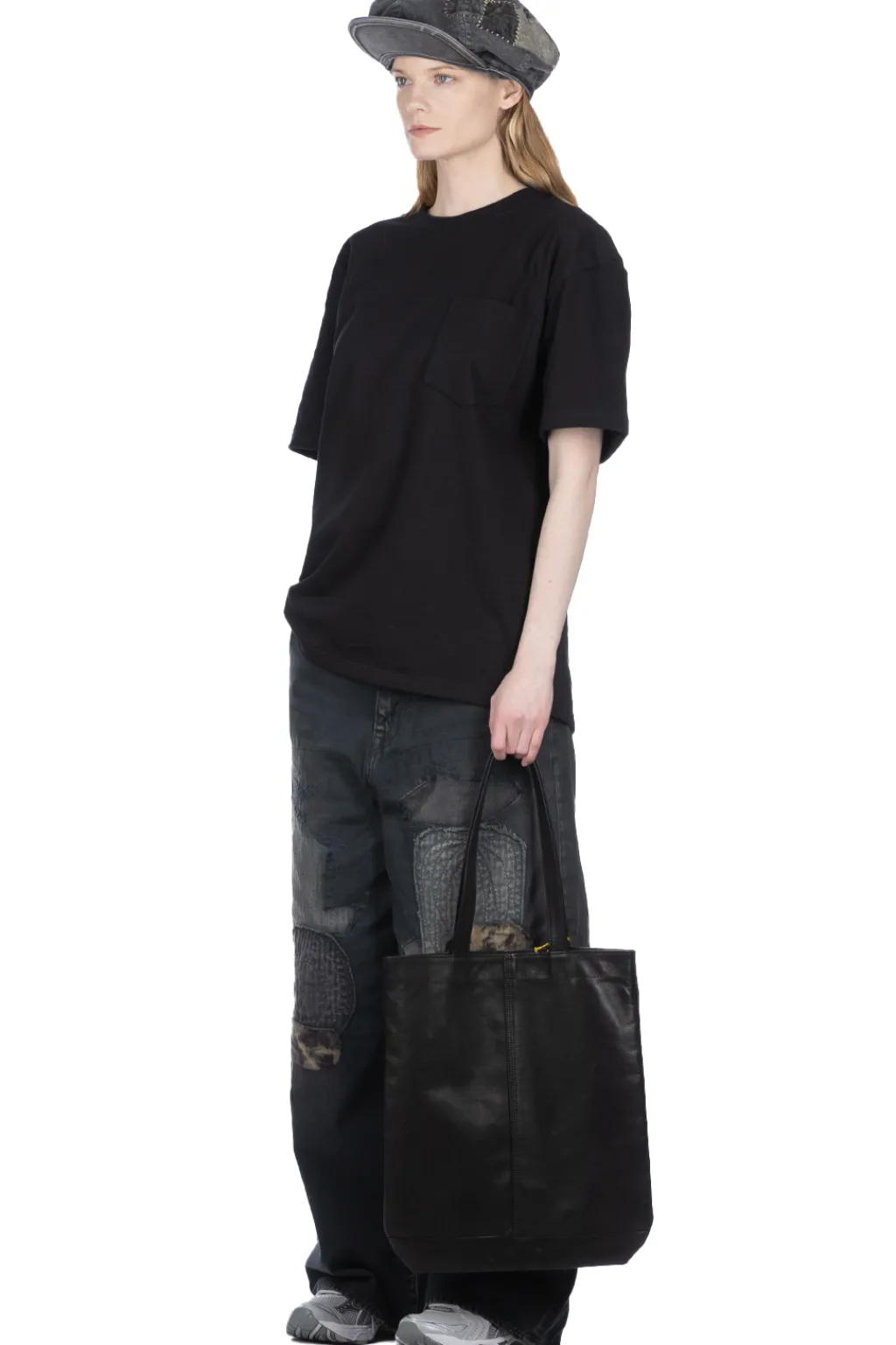New OrSlow T-Shirt With Pocket - Black