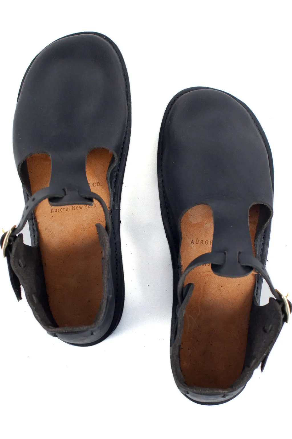 Fashion Aurora Shoes T-Strap - Black