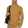 Online Nigel Cabourn Turtleneck Waffle Sweatshirt - Yellow
