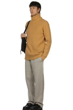 Online Nigel Cabourn Turtleneck Waffle Sweatshirt - Yellow