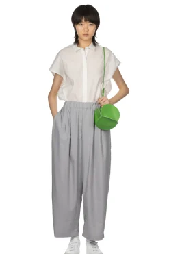 Outlet NARU Twill Tuck Pants - Grey
