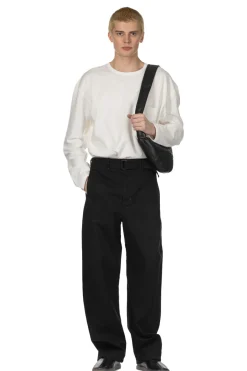 Hot LEMAIRE Twisted Belted Pants - Black
