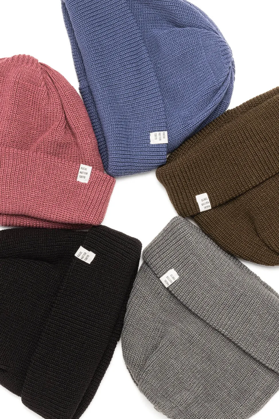 New Racal Hat Maker Two Way Knit Cap - 5 Colors