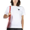 Online Comme Des Garcons Play Unisex Black Heart T-Shirt - White