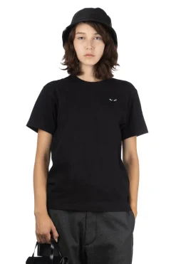 Fashion Comme Des Garcons Play Unisex Black Heart T-Shirt - Black