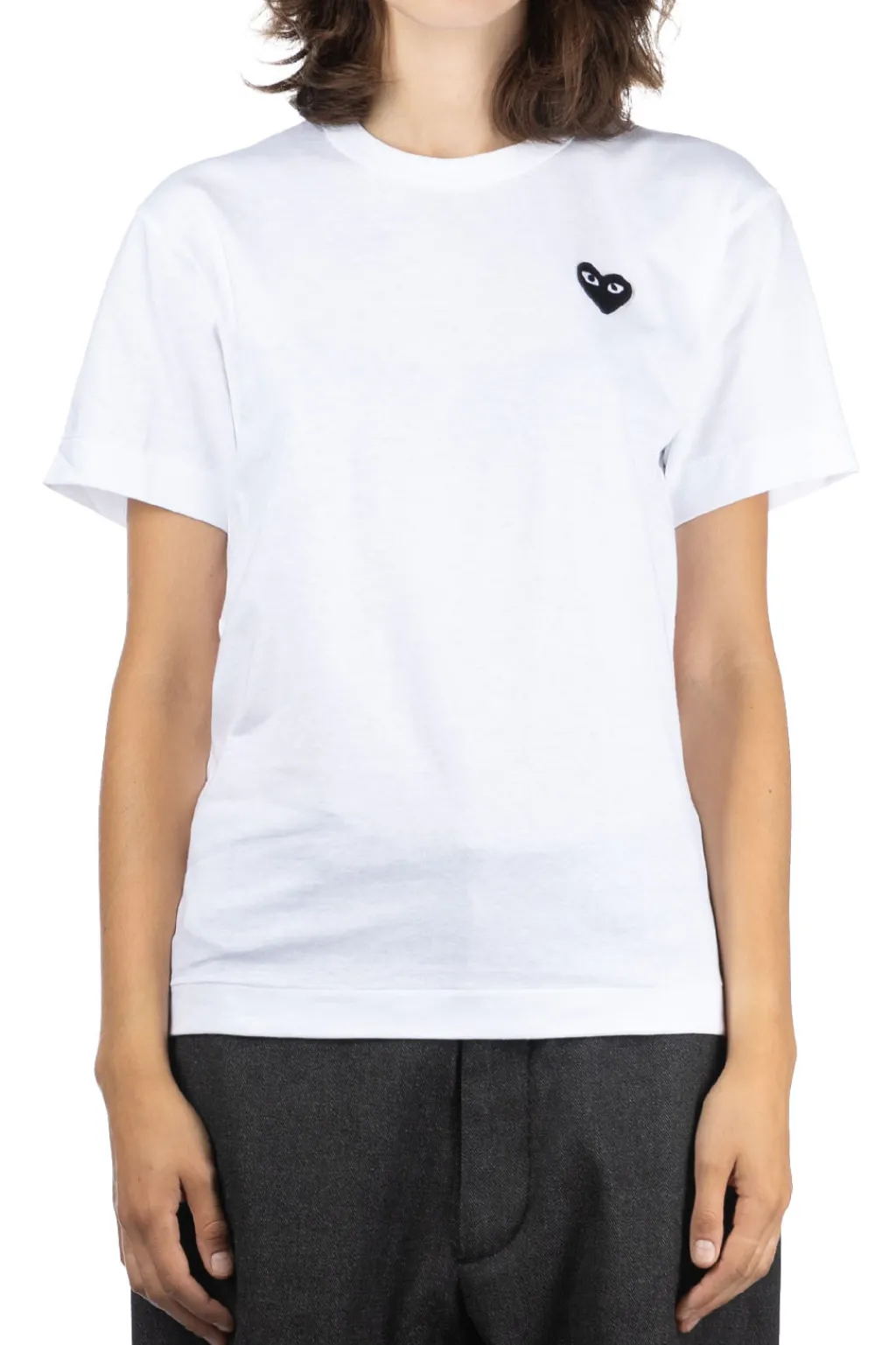 Online Comme Des Garcons Play Unisex Black Heart T-Shirt - White