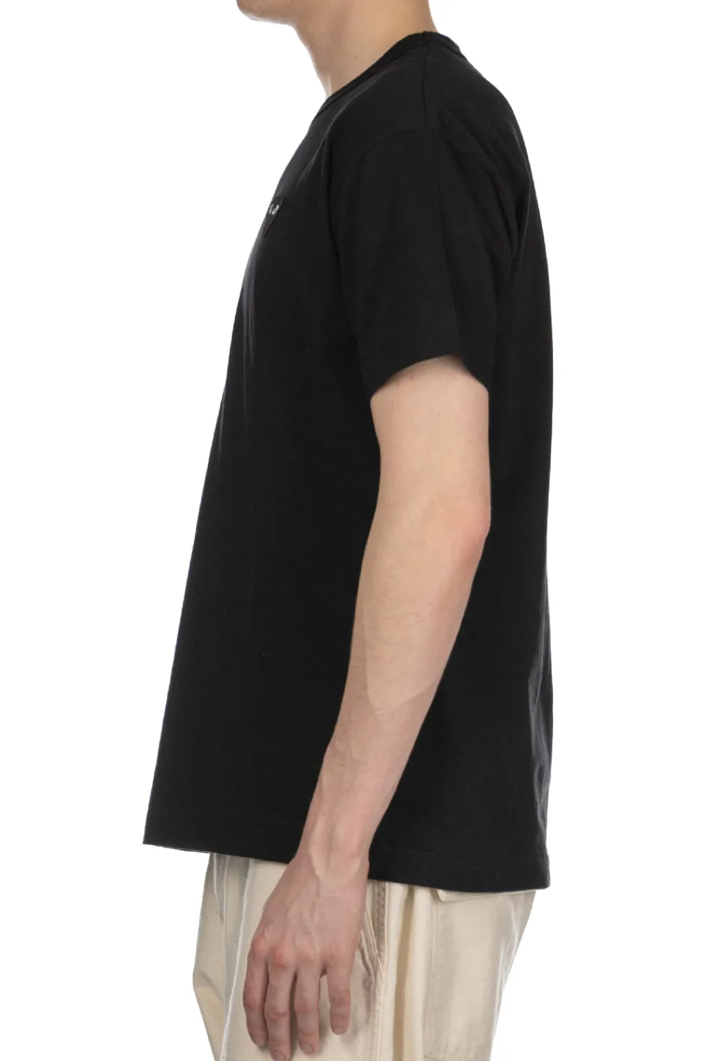 Clearance Comme Des Garcons Play Unisex Black Heart T-Shirt - Black