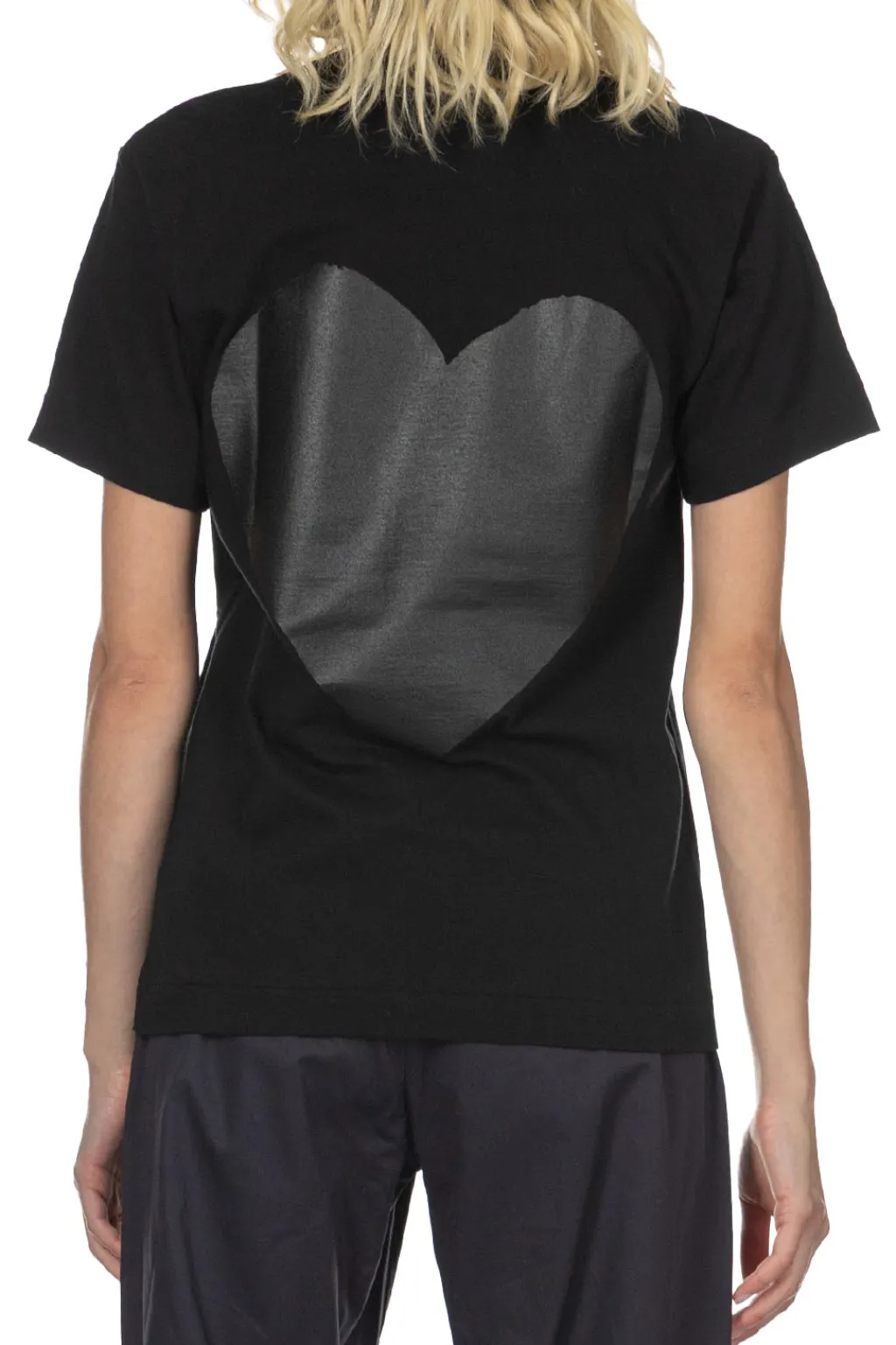 Online Comme Des Garcons Play Unisex Black Heart T-Shirt - Black x Black