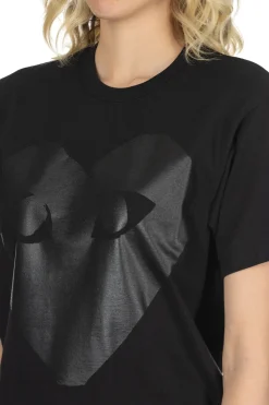 Online Comme Des Garcons Play Unisex Black Heart T-Shirt - Black x Black