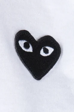 Online Comme Des Garcons Play Unisex Black Heart T-Shirt - White
