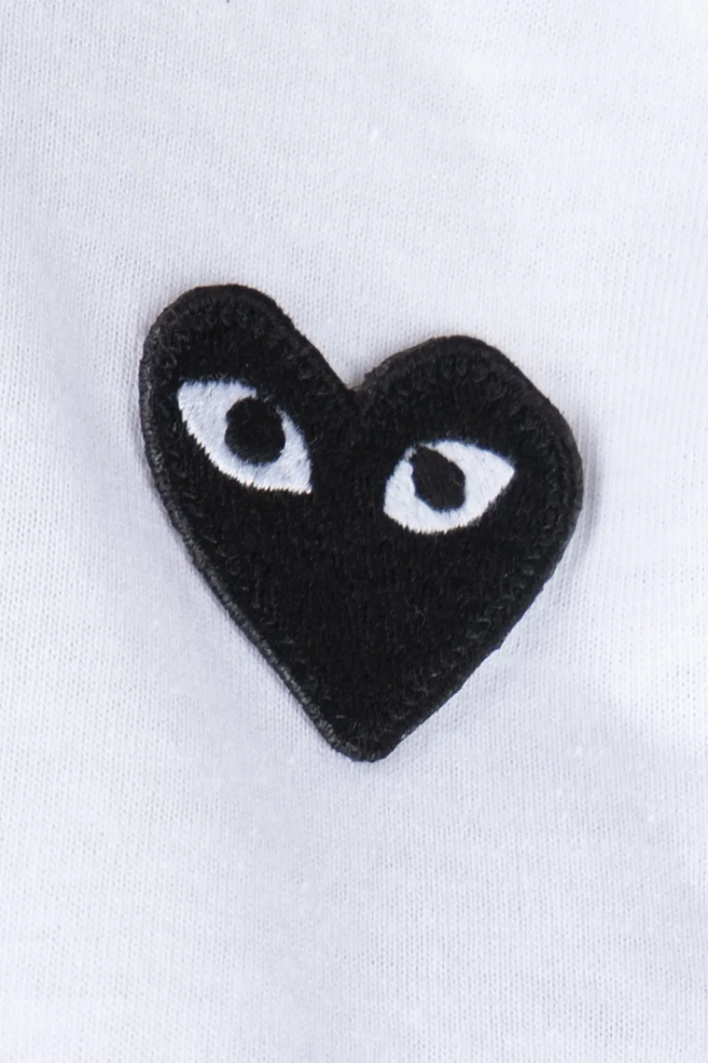 Online Comme Des Garcons Play Unisex Black Heart T-Shirt - White