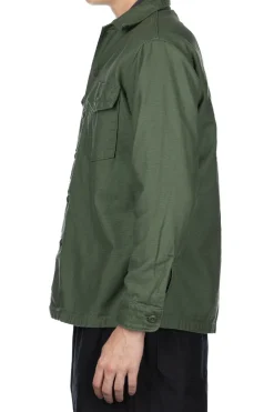 Best OrSlow US Army Fatigue Shirt - Green