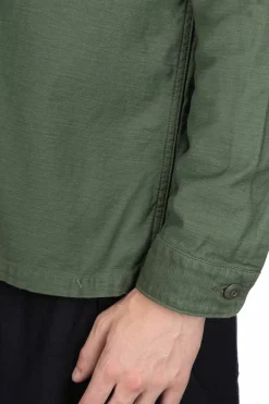 Best OrSlow US Army Fatigue Shirt - Green