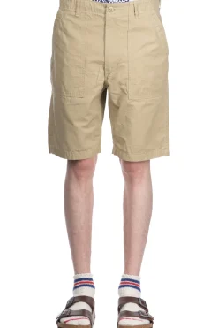 Outlet OrSlow US Army Fatigue Shorts Rip Stop - Beige