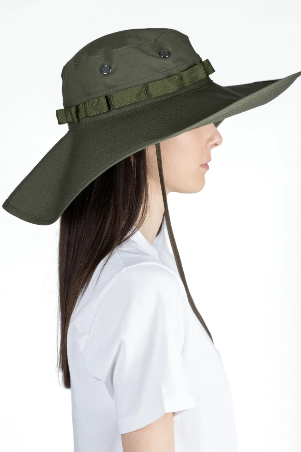 Online OrSlow US Army Wide Brim Jungle Hat - Army Green
