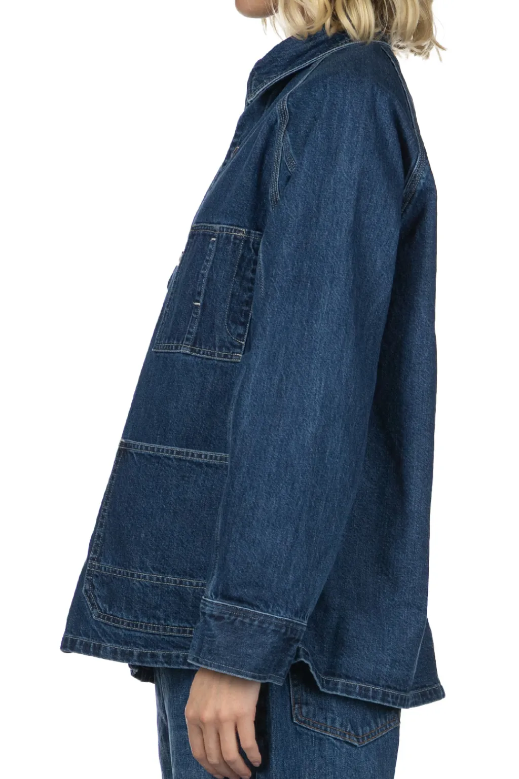 Clearance Ordinary Fits US Coverall Jacket - Used Wash