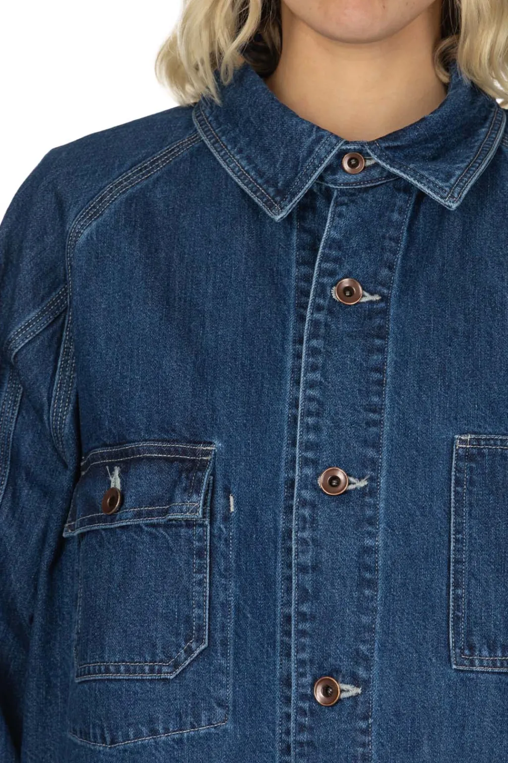 Clearance Ordinary Fits US Coverall Jacket - Used Wash