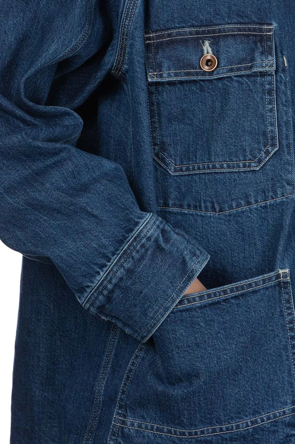 Clearance Ordinary Fits US Coverall Jacket - Used Wash