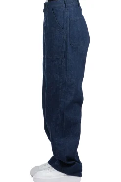 Best OrSlow US Navy Denim Utility Pants - One Wash