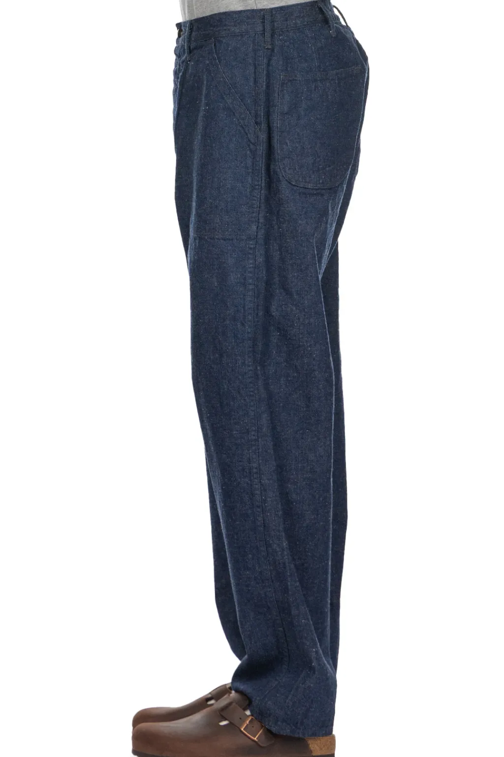 Sale OrSlow US Navy Denim Utility Pants - One Wash