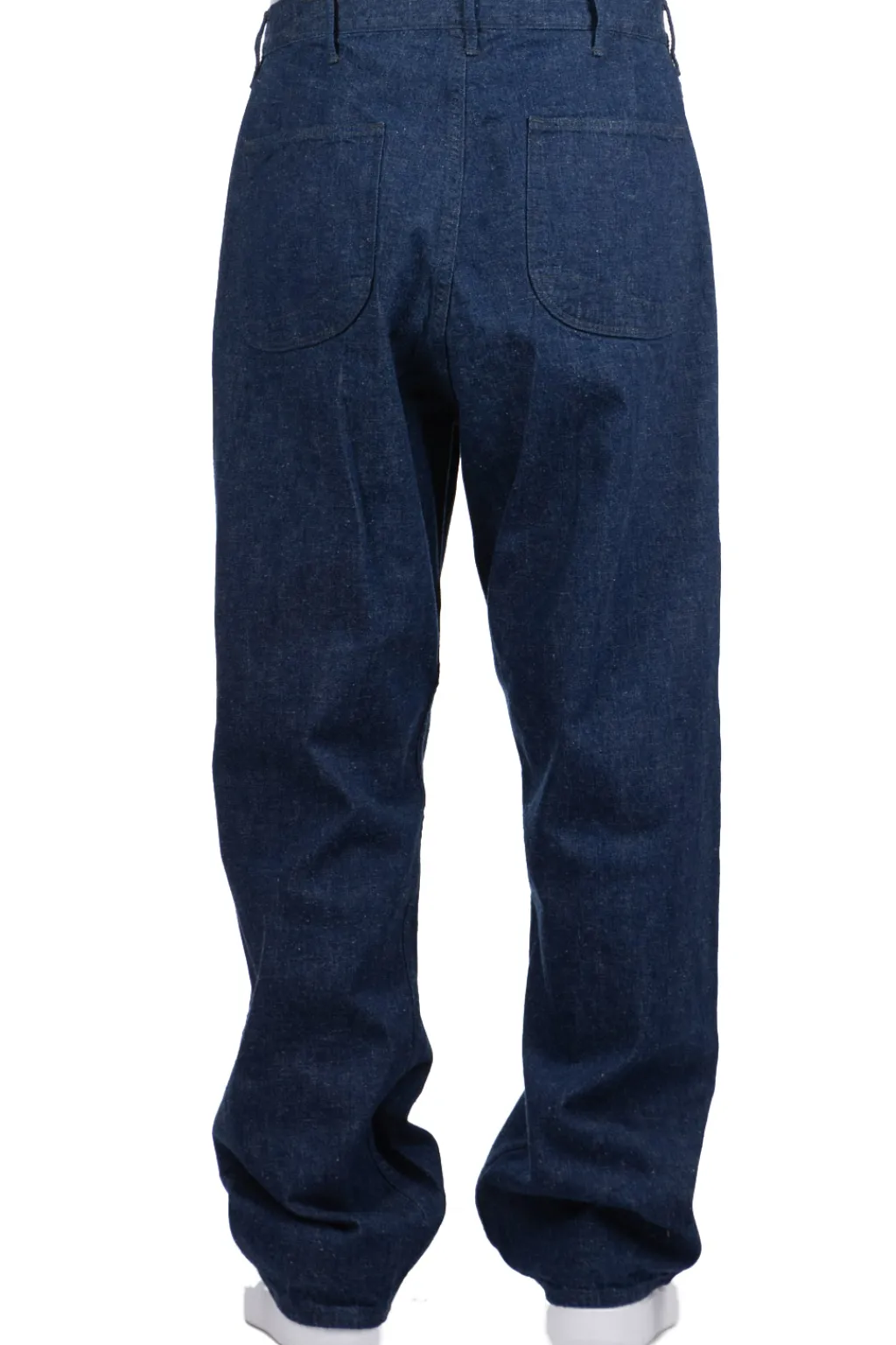 Best OrSlow US Navy Denim Utility Pants - One Wash