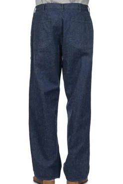 Sale OrSlow US Navy Denim Utility Pants - One Wash