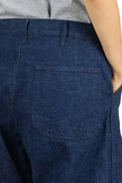 Best OrSlow US Navy Denim Utility Pants - One Wash