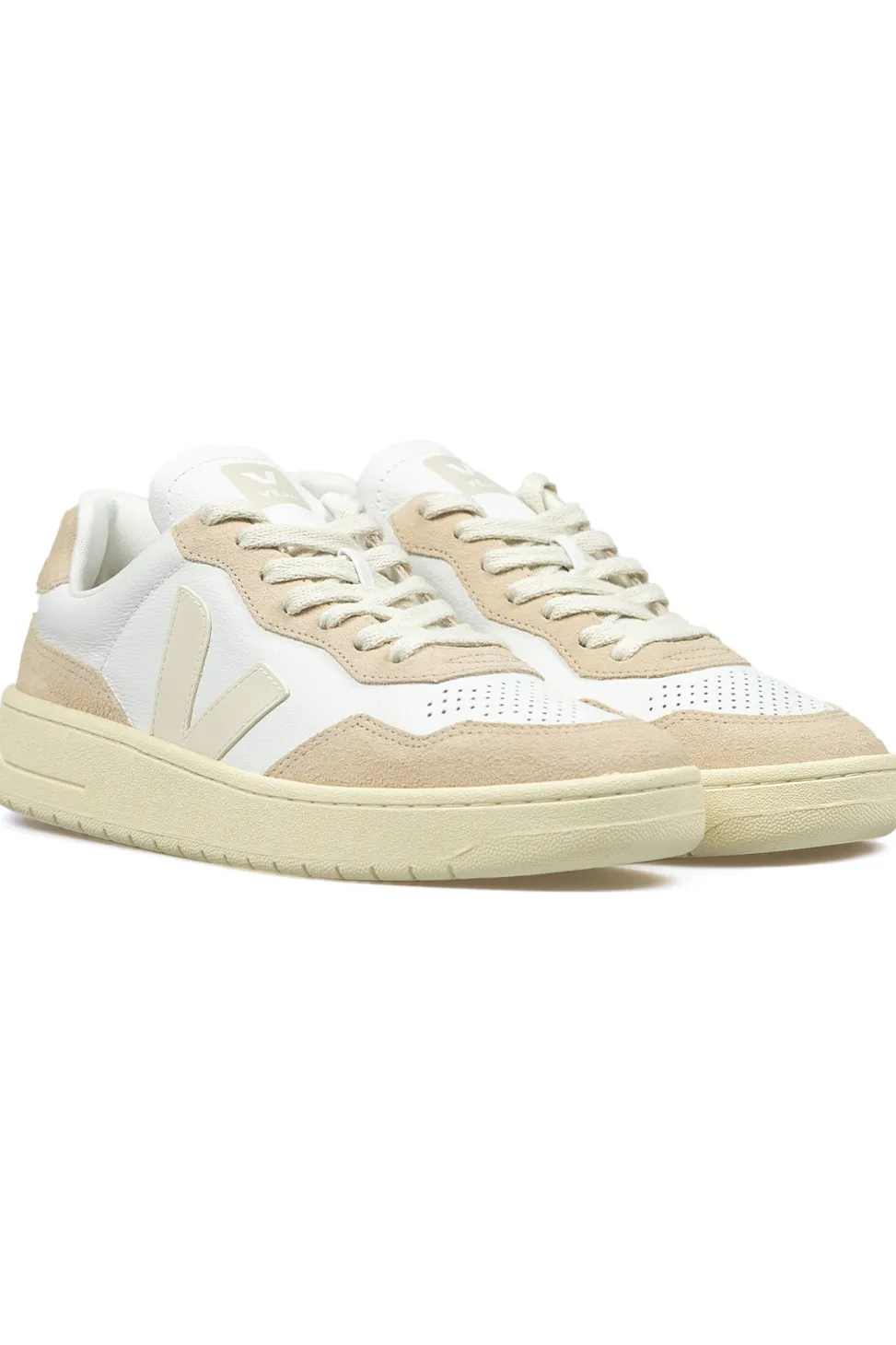 Fashion VEJA V-90 Leather - Extra White Pierre