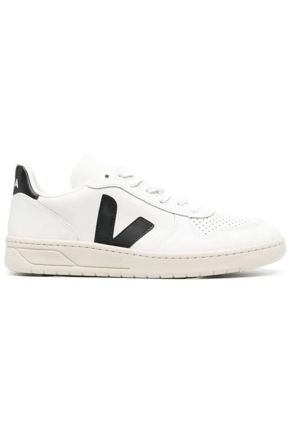 Sale VEJA V-10 Leather Extra-White-Black