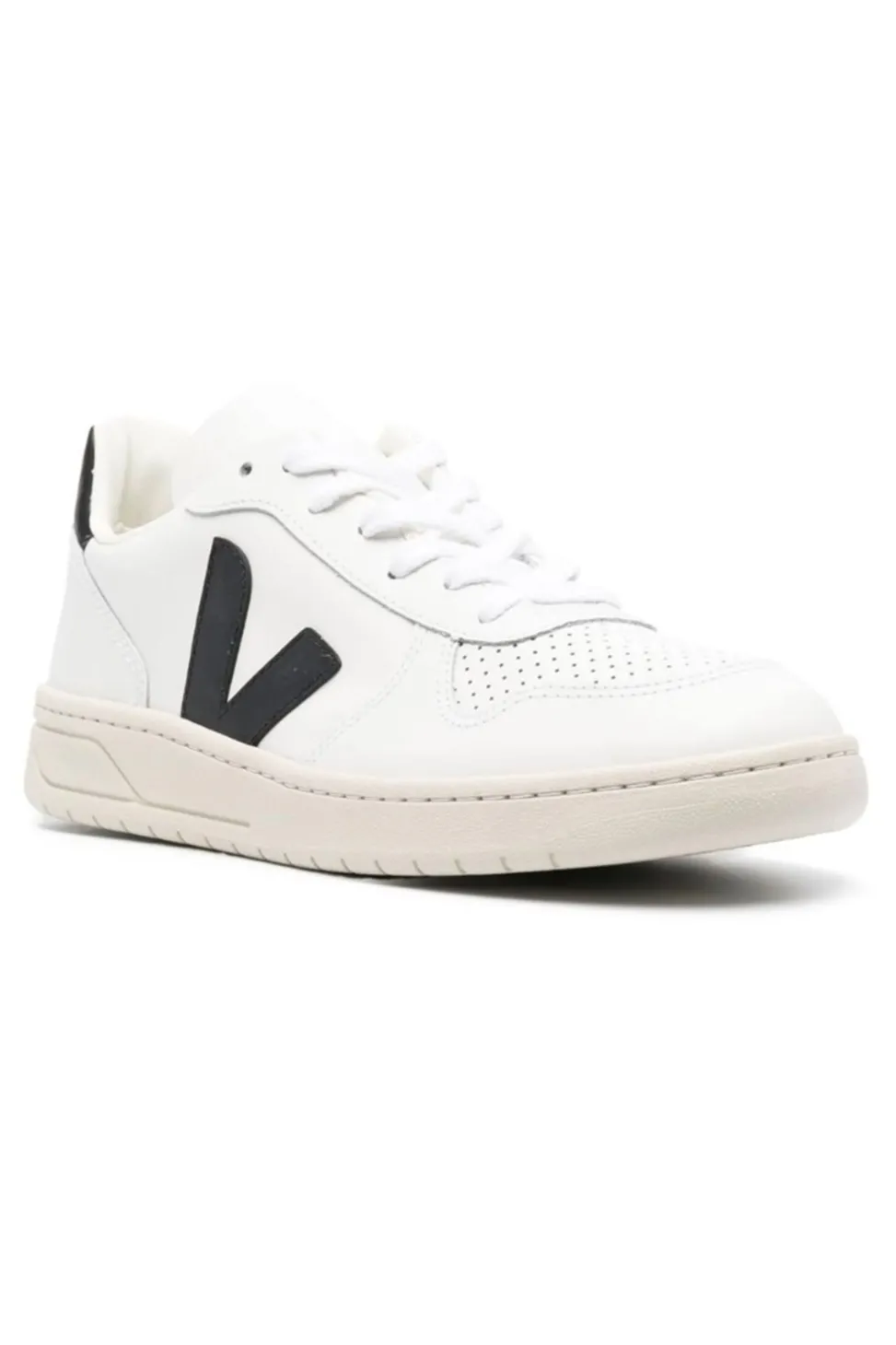 Sale VEJA V-10 Leather Extra-White-Black