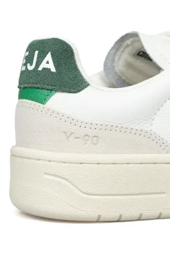 Fashion VEJA V-90 O.T. Leather - Extra White x Cyprus