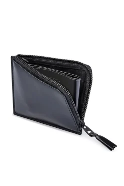 Discount Comme Des Garcons Wallets Very Black Half Zip Wallet