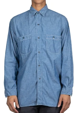 Discount OrSlow Vintage Fit Chambray Work Shirt