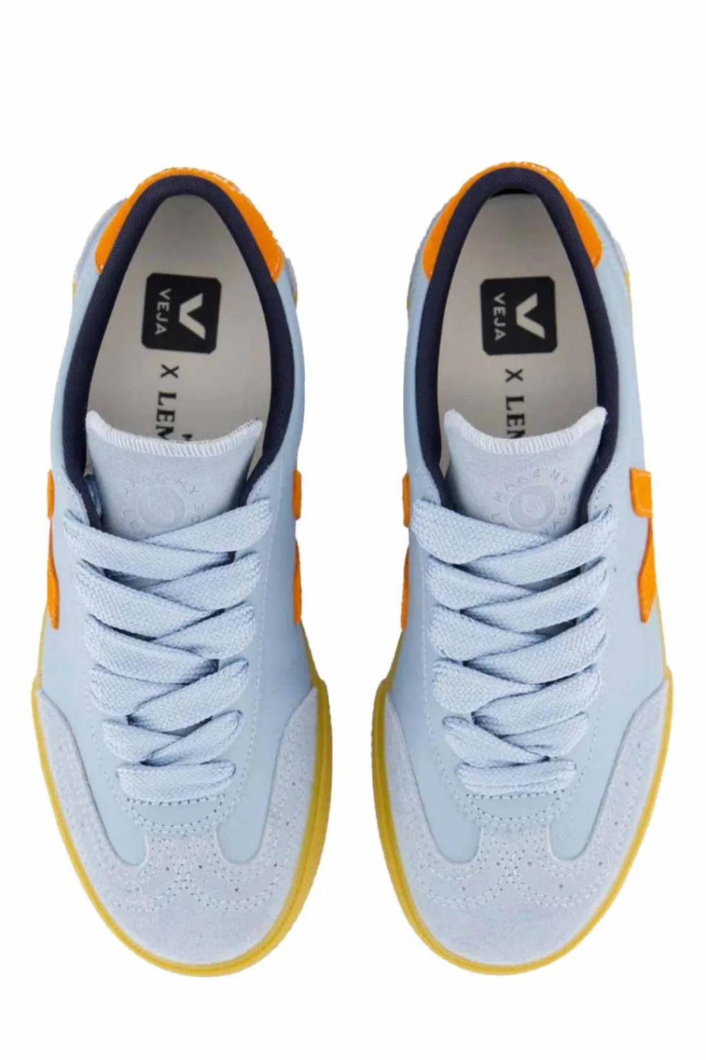 Sale VEJA Volley O.T Leather Make My Lemonade Steel Pumpkin