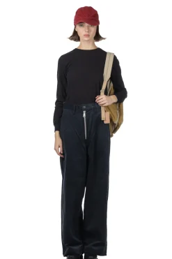 Sale Kapital 8W Corduroy ZIPPER PORT Baggy Pants - Black