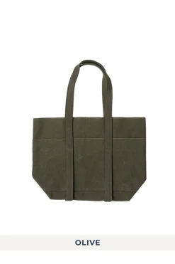 New amiacalva Washed Canvas 6P Tote - Small - 5 Colors