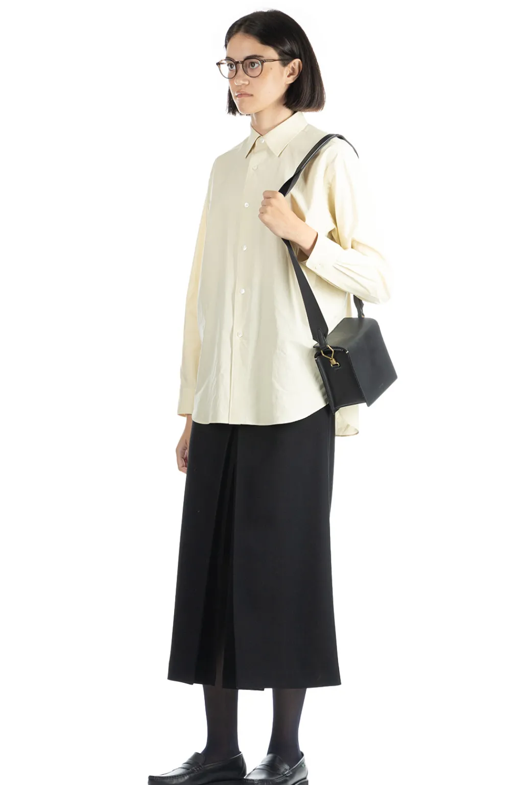 Online AURALEE WASHED FINX TWILL SHIRT - Light Beige