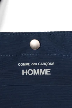 New Comme Des Garcons Homme 2-Way Logo Tote Bag - Navy