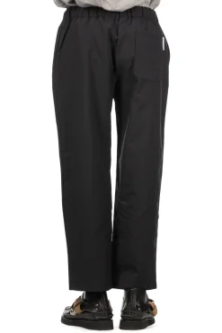 Clearance Manual Alphabet 4Way Nylon Easy Tapered Pants - Black