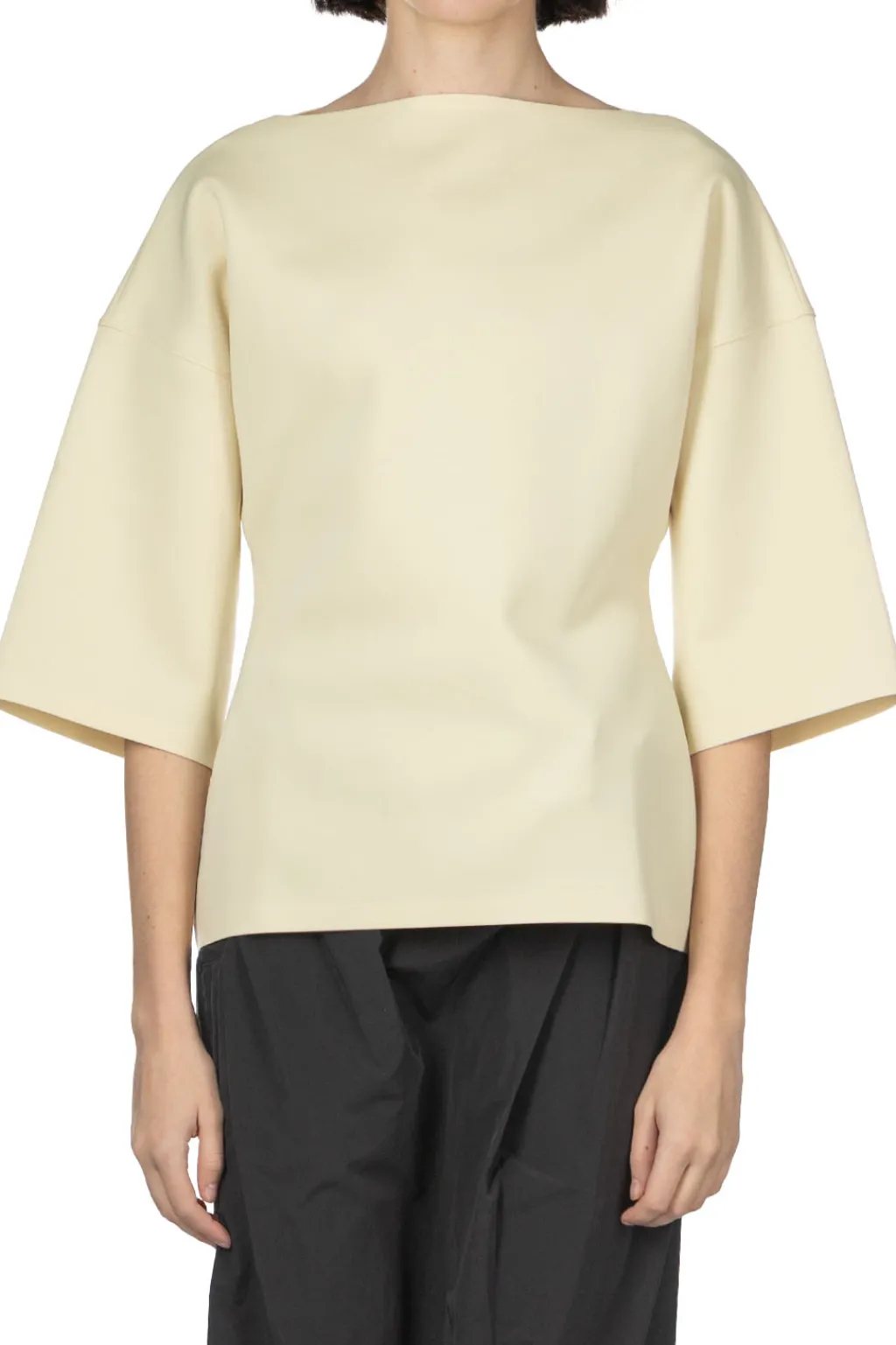 New AURALEE Wetsuit Jersey Boat Neck Pullover