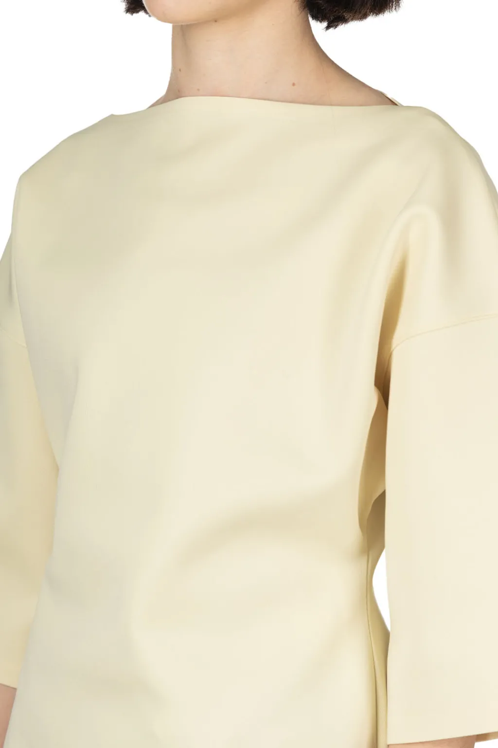 New AURALEE Wetsuit Jersey Boat Neck Pullover