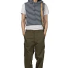 Best OrSlow Wide Fit French Work Pants - Army Green