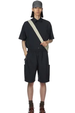 New N. Hoolywood Wide Half Pants - Black