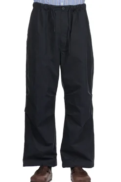 Discount Comme Des Garcons Homme Wide Leg Trousers - Navy